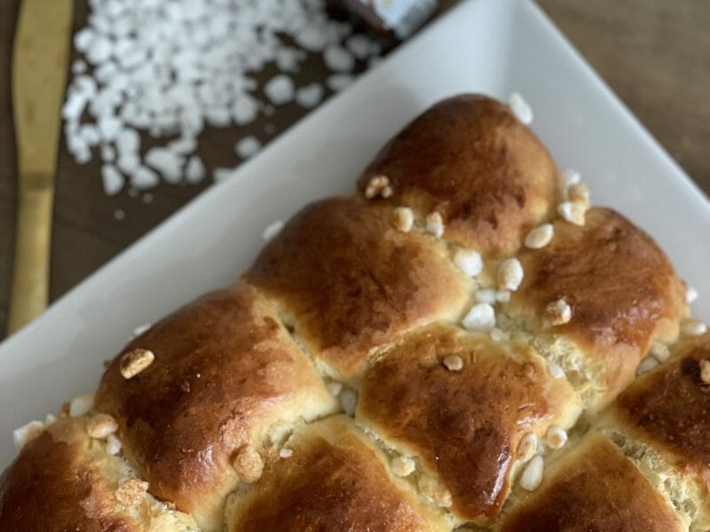 Cliquez pour zoomer ! Brioche tressée à la mie filante Thermomix par Nora