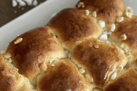 Cliquez pour zoomer ! Brioche tressée à la mie filante Thermomix par Nora