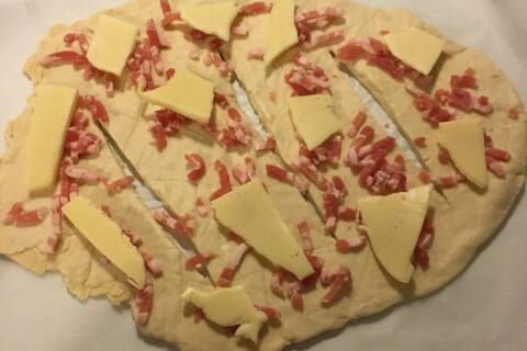 Cliquez pour zoomer ! Fougasse chèvre et lardons Thermomix par Stephane_mc21