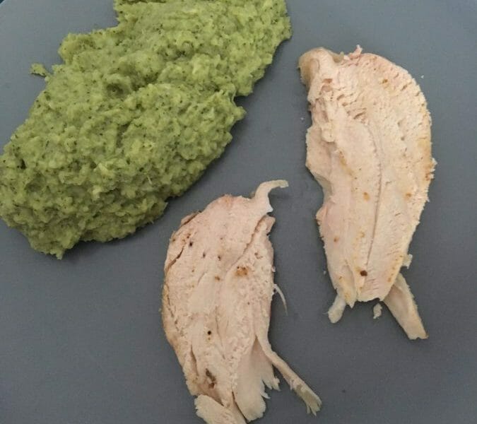 Cliquez pour zoomer ! Saumon sur purée de brocolis Thermomix par Stephane_mc21