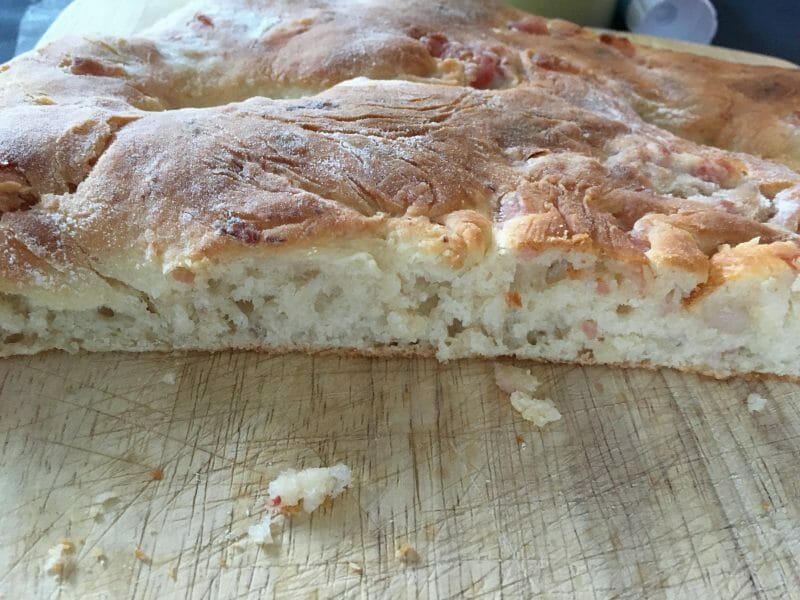 Cliquez pour zoomer ! Fougasse olives et lardons Thermomix par Stephane_mc21