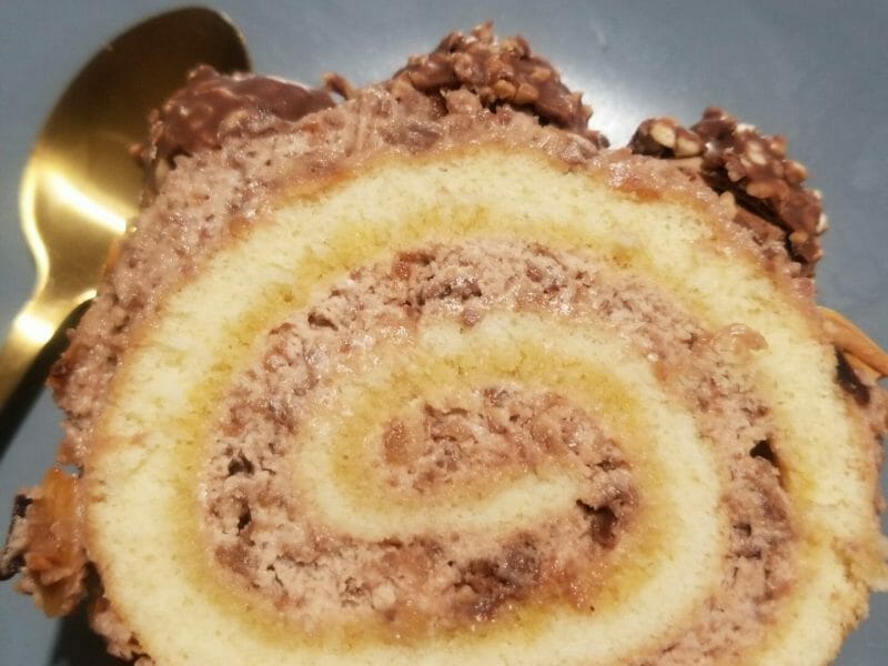 Cliquez pour zoomer ! Bûche Ferrero Rocher Thermomix par kimkham