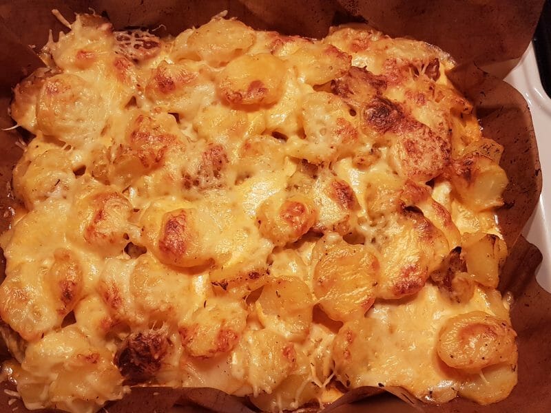 Cliquez pour zoomer ! Gratin de pommes de terre au chorizo Thermomix par taml