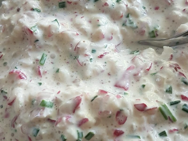 Cliquez pour zoomer ! Rillettes de radis roses au cheese cream Thermomix par taml