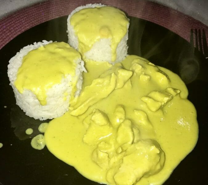 Cliquez pour zoomer ! Poulet coco aux 3 épices Thermomix par Ninie697