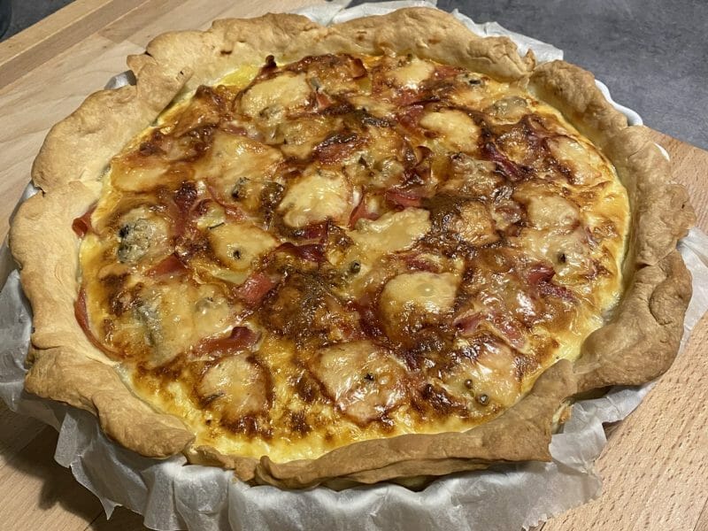 Cliquez pour zoomer ! Tarte gorgonzola et jambon de Parme Thermomix par nini6703