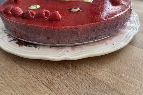 Cliquez pour zoomer ! Bavarois aux framboises Thermomix par nini6703