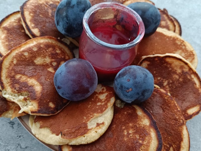 Cliquez pour zoomer ! Pancakes à la banane Thermomix par dubois54
