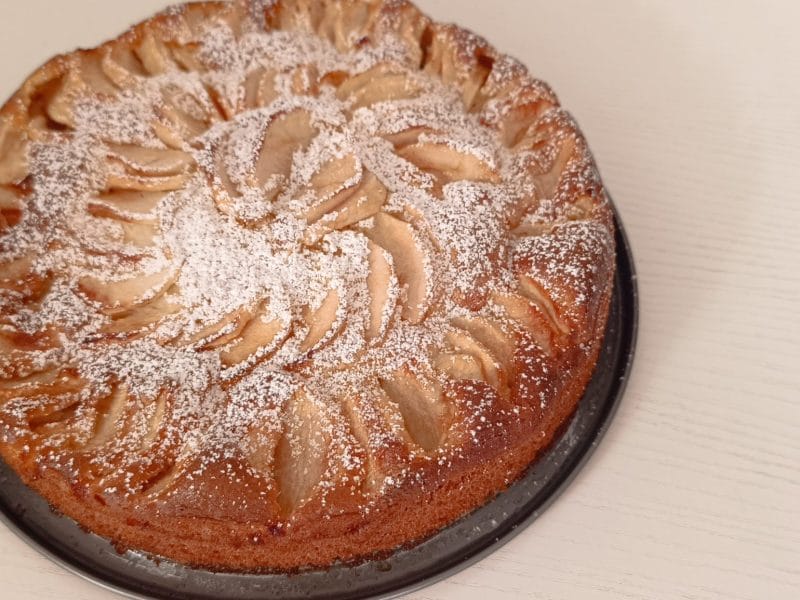 Cliquez pour zoomer ! Gâteau aux pommes et mascarpone Thermomix par Milou12640