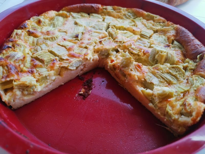 Cliquez pour zoomer ! Clafoutis à la rhubarbe Thermomix par Milou12640