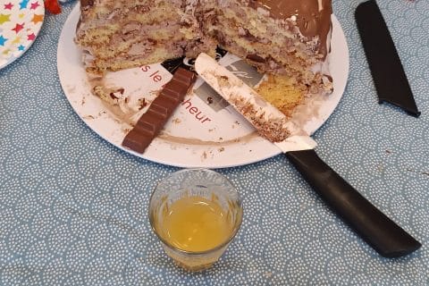 Cliquez pour zoomer ! Layer cake Kinder Bueno Thermomix par Milou12640