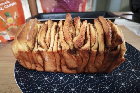 Cliquez pour zoomer ! Brioche à effeuiller à la cannelle Thermomix par AgatheDsm