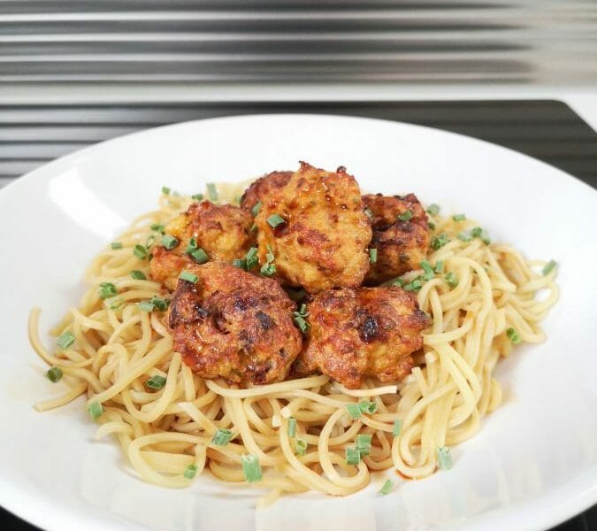 Cliquez pour zoomer ! Boulettes de poulet Thaï Thermomix par Melia67