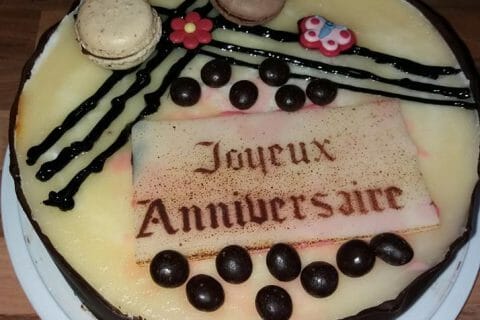 Cliquez pour zoomer ! Bavarois aux framboises au Thermomix