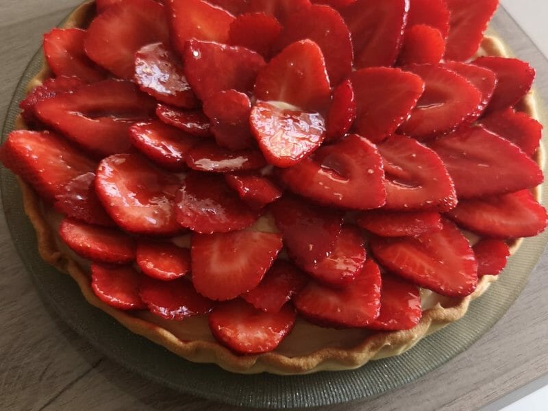 Cliquez pour zoomer ! Tarte aux fraises Thermomix par Sarahmeliha