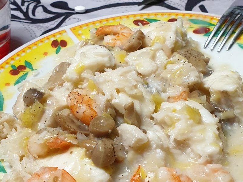 Cliquez pour zoomer ! Blanquette de lotte Thermomix par christico76