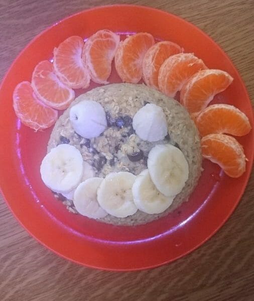 Cliquez pour zoomer ! Bowl cake banane et pépites de chocolat Thermomix par annah974