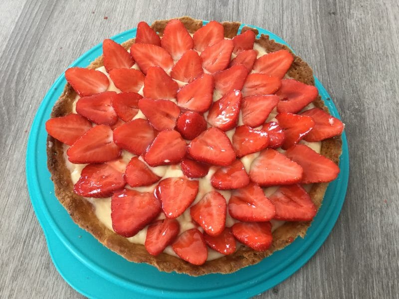 Cliquez pour zoomer ! Tarte aux fraises Thermomix par cdiaz