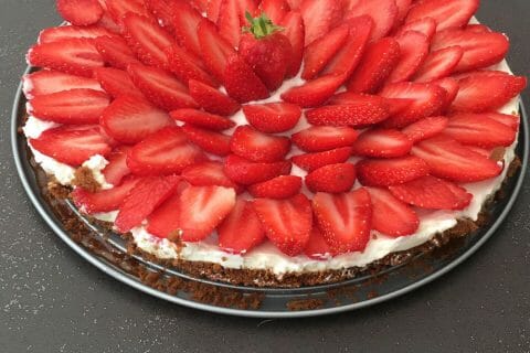 Cliquez pour zoomer ! Tarte aux fraises sans cuisson Thermomix par Julie971