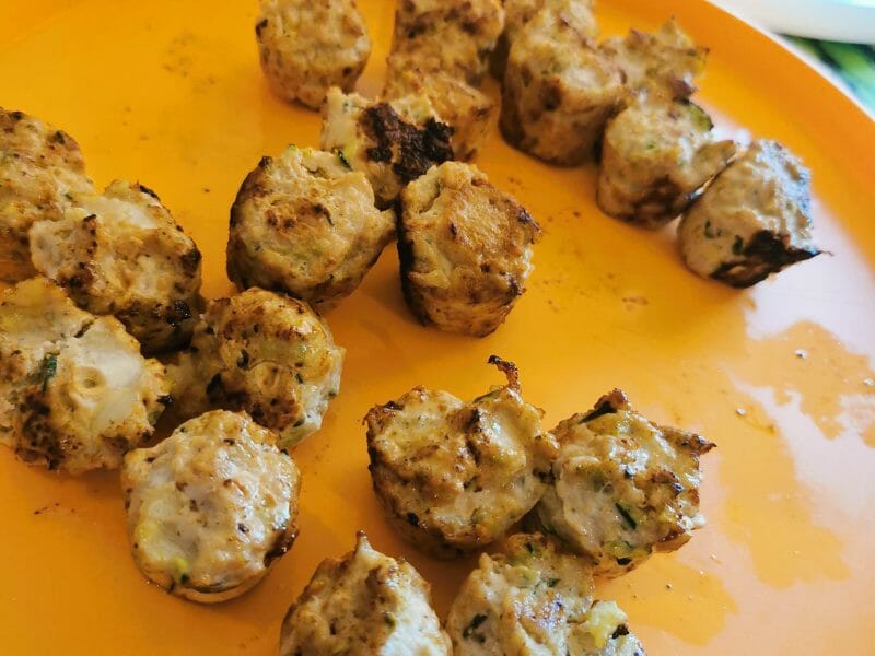 Cliquez pour zoomer ! Boulettes de dinde, courgettes et cumin Thermomix par Julie971