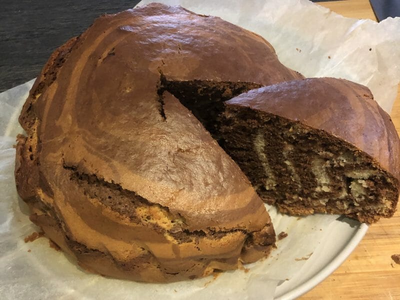 Cliquez pour zoomer ! Gâteau zébré Thermomix par Caro2564