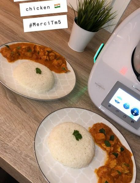 Cliquez pour zoomer ! Butter Chicken Thermomix par Meriem