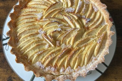Cliquez pour zoomer ! Tarte normande aux pommes Thermomix par hally73