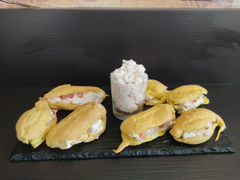 Cliquez pour zoomer ! Mini éclairs au saumon fumé Thermomix par kren5