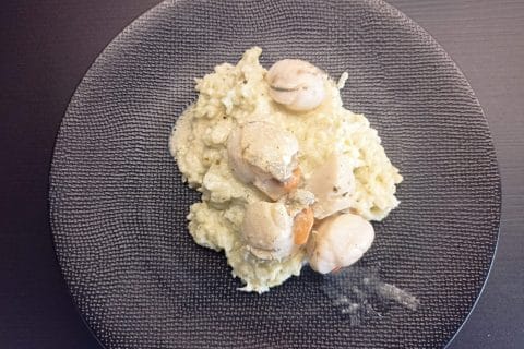 Cliquez pour zoomer ! Risotto aux Saint Jacques et poireaux Thermomix par kren5