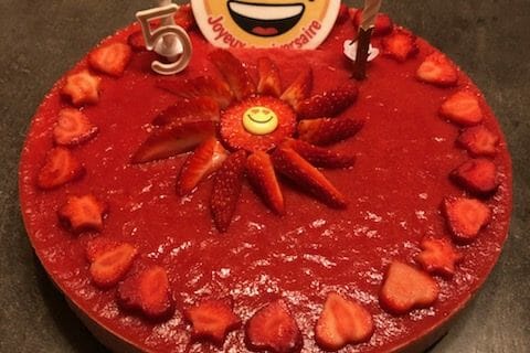 Cliquez pour zoomer ! Bavarois aux fraises Thermomix par mimines