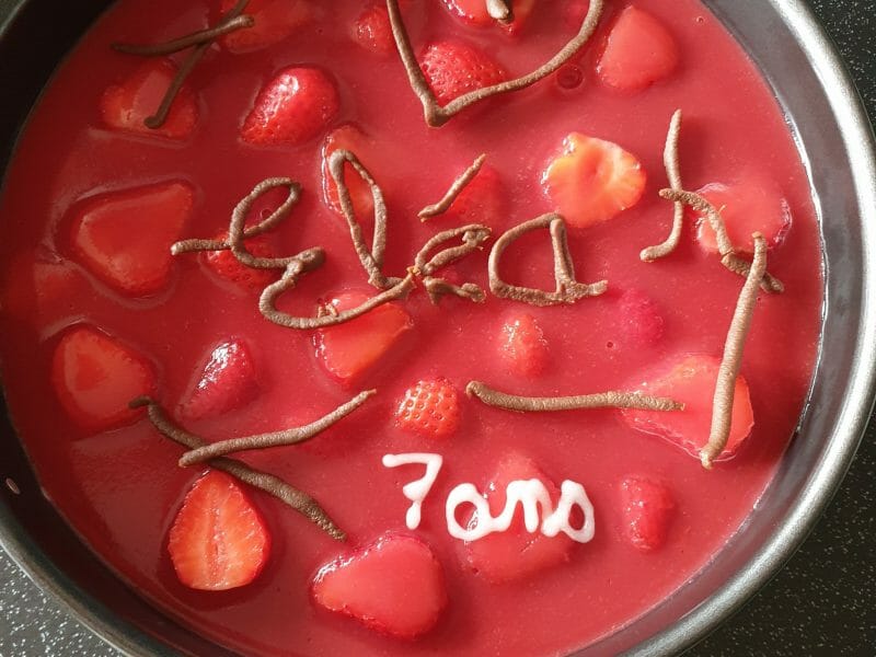 Cliquez pour zoomer ! Bavarois aux fraises Thermomix par Juliejose