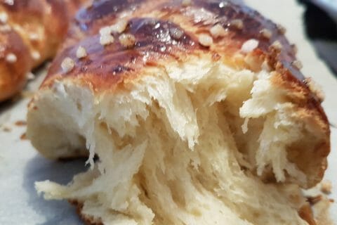 Cliquez pour zoomer ! Brioche tressée à la mie filante Thermomix par Etna-87