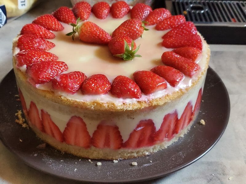 Cliquez pour zoomer ! Fraisier Thermomix par Alexius632