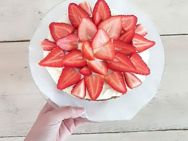 Cliquez pour zoomer ! Tarte aux fraises sans cuisson Thermomix par Kimberley_2