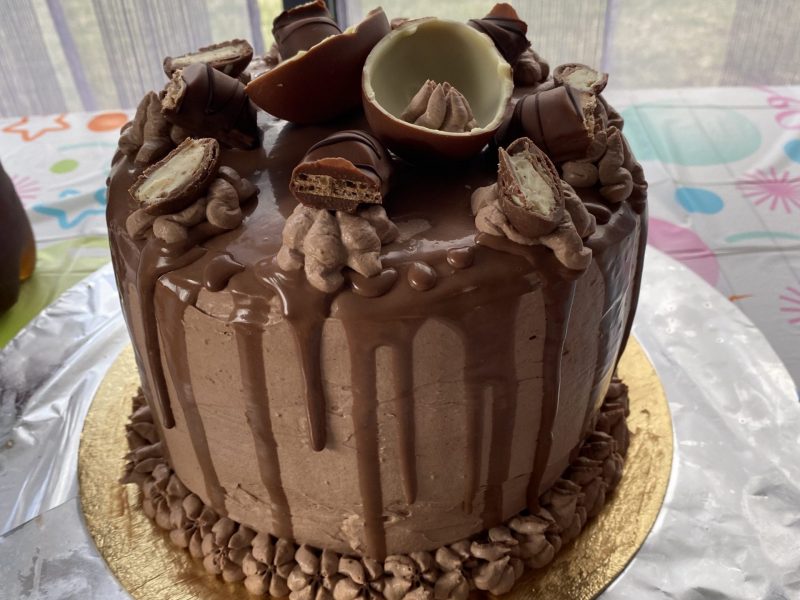 Cliquez pour zoomer ! Layer cake Kinder Bueno Thermomix par ClemLat