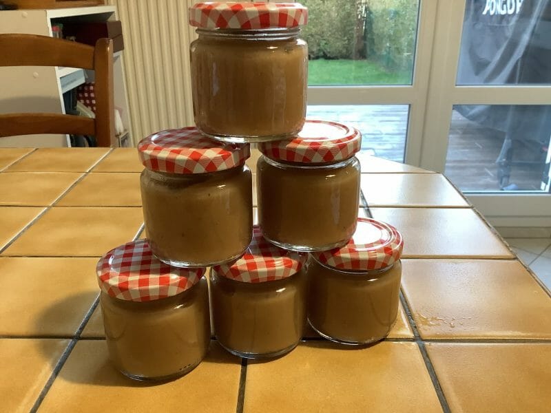 Cliquez pour zoomer ! Compote de pommes, bananes et miel Thermomix par Beache