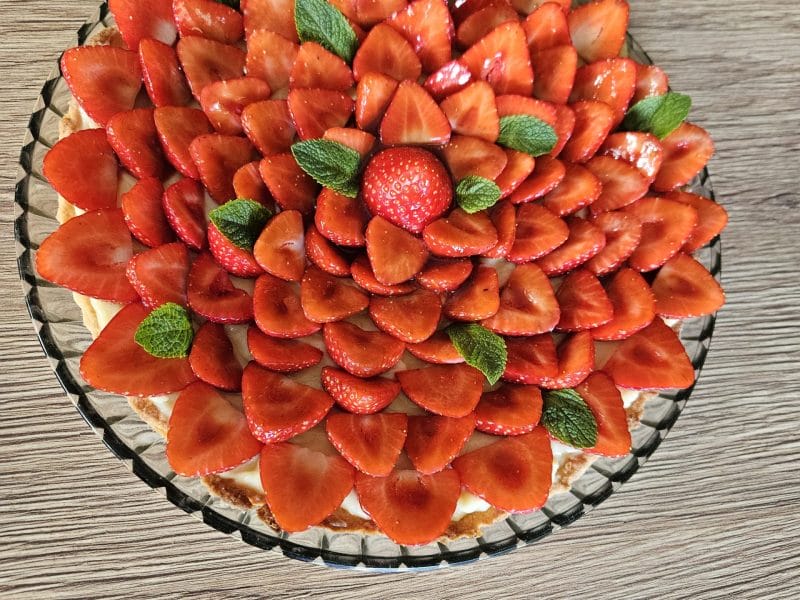 Tarte aux fraises Thermomix par Tataze