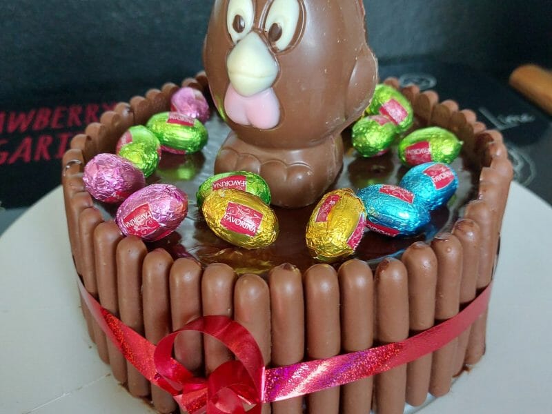 Cliquez pour zoomer ! Gâteau lapin de Pâques Thermomix par laeti77