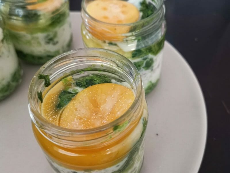 Cliquez pour zoomer ! Oeufs cocotte épinards et chorizo Thermomix par evergrey25