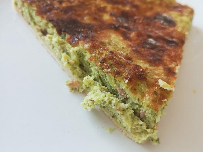 Cliquez pour zoomer ! Quiche au brocoli et jambon Thermomix par Pastiwi