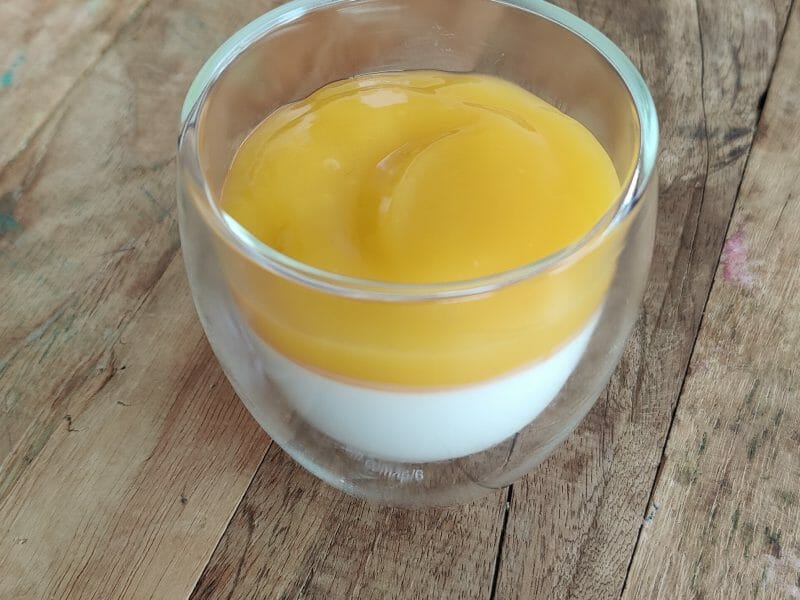 Cliquez pour zoomer ! Panna cotta coco mangue Thermomix par Pastiwi