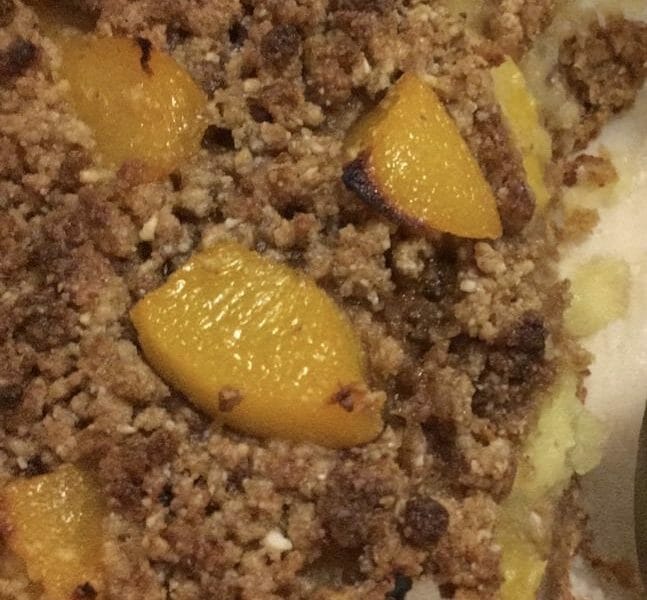 Cliquez pour zoomer ! Crumble aux abricots Thermomix par Stephanie