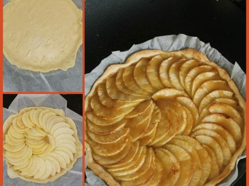 Cliquez pour zoomer ! Tarte pom’pote et caramel beurre salé Thermomix par Natka