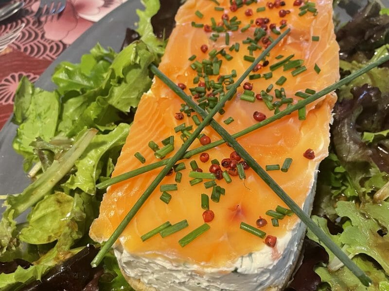 Cliquez pour zoomer ! Cheesecake au saumon sans cuisson Thermomix par Emilie_70