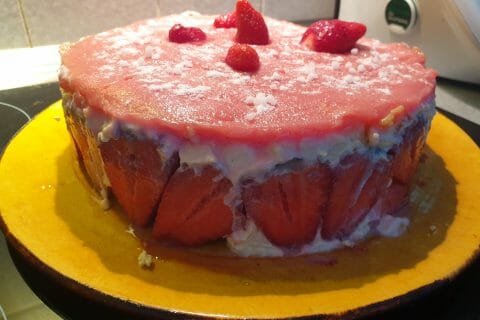 Cliquez pour zoomer ! Fraisier Thermomix par Anita77140