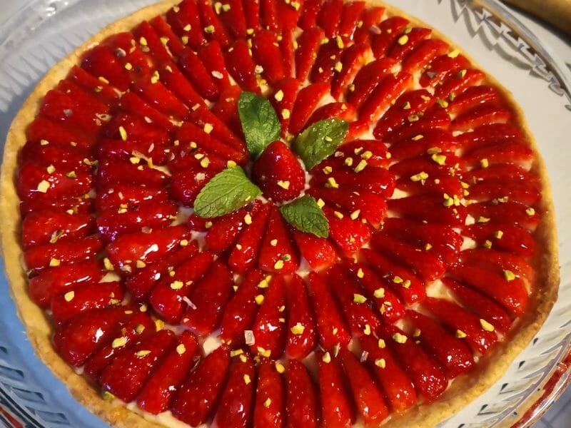 Cliquez pour zoomer ! Tarte aux fraises Thermomix par Melocuisine