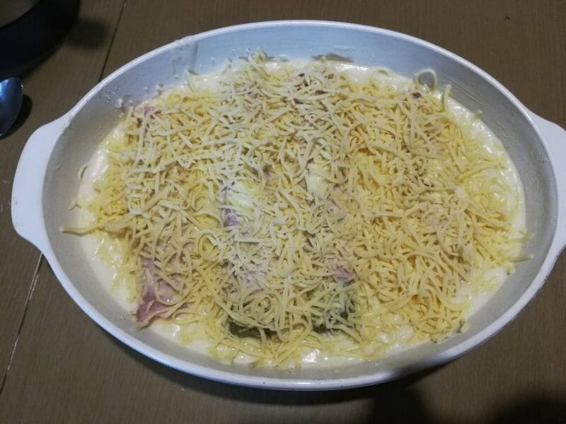 Gratin de poireau au jambon au Thermomix - Cookomix