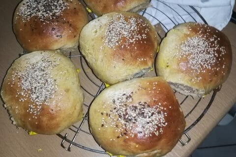 Cliquez pour zoomer ! Pains hamburger Thermomix par Aude1977