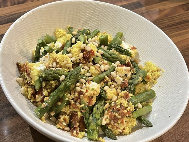 Cliquez pour zoomer ! Salade de millet aux asperges vertes Thermomix par Dominique_10