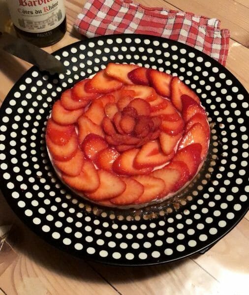 Cliquez pour zoomer ! Tarte aux fraises sans cuisson Thermomix par Dominique_10